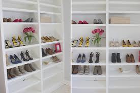 You may want to hang a few hooks for coats and scarves and maybe reposition the shelves if possible to make the cubbies the perfect size for shoes and coats. How To Build Adjustable Built In Bookshelves For Shoe Storage School Of Decorating