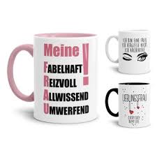 (marcel achard) wenn ein mann zurückweicht, weicht er zurück. Tasse Fur Die Frau Mit Spruch Frauentag 8 95