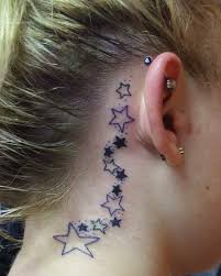 We're back with more behind the ear tattoos for you! Star Tattoos Behind Ear Http Pictrends Com Uncategorized Star Tattoos Behind Ear Star Tattoos Behind Ear Star Tattoos Ear Tattoo