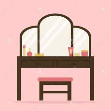Woman Dressing Table With Big Mirror Chair And Cosmetic Flat Royalty Free Cliparts Vectors And Stock Illustration Image 50354236 Get set for dressing table mirror at argos. woman dressing table with big mirror chair and cosmetic flat
