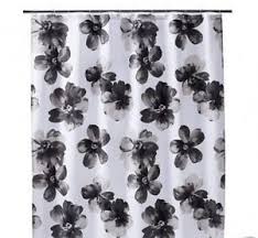 Threshold Shower Curtain White Black Floral Threshold Target Shower Curtain Black Watercolor Shower Curtain Floral Shower Curtains Cute Shower Curtains