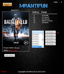 Here we will show you how to unlock all battlefield hardline codes with a. Battlefield 3 Trainer 5 2 13 2016 Mrantifun Gamesread Com