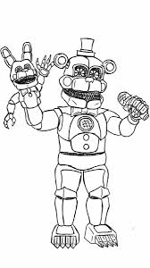 40+ fnaf coloring pages bonnie for printing and coloring. Five Nights At Freddy S Coloring Pages Vanny Novocom Top