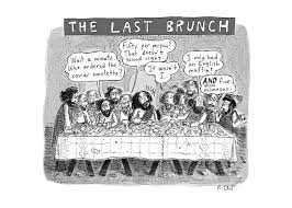 With laura linney, oliver platt, gabriel basso, john benjamin hickey. The Last Brunch Greeting Card For Sale By Roz Chast