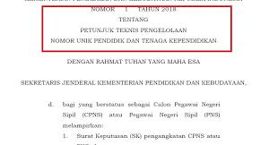 Maybe you would like to learn more about one of these? Peraturan Baru Pengajuan Nuptk 2018 Dengan Sk Dinas Sang Pencari Ilmu