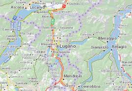 Until 2004, the quarter of gandria was an independent municipality, joining with lugano in that year. Michelin Landkarte Gandria Stadtplan Gandria Viamichelin