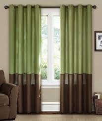 Green And Brown Curtains Canopy Curtains Living Room Energy Efficient Curtains Brown Curtains