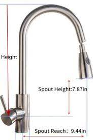 It is important to make sure the faucet's spout will effectively reach the entire sink and that the size of the spout works with the size of the sink and with the overall kitchen space. What Size Faucet Should You Choose For A Kitchen Sink