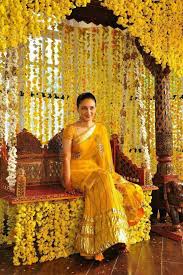 Jhoola Princess Haldi Desi Wedding Decor Wedding Stage Wedding Stage Decorations
