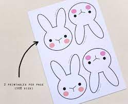 Check out our bunny face template selection for the very best in unique or custom, handmade pieces from our shops. Bunny Bunting Printable Easter Craft My Poppet Makes