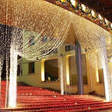 10 5 M 1600 Ampuller Led Perdeler Celenk Dize Isik Noel Yeni Yil Tatil Parti Dugun Luminaria Outdoor Fairy Lights Led Curtain Lights Outdoor Christmas Lights