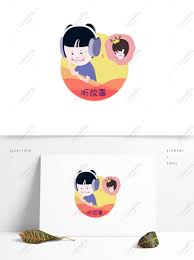 Abimana aryasatya, rizky nazar, hannah and others. Watak Kartun Mendengar Ilustrasi Cerita Unsur Komersial Gambar Unduh Gratis Imej 732224957 Format Png My Lovepik Com