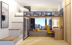 Bunk Bed Above Desk Area And Closet Below Ideal For Confining Condo Room I Ve Got It Done In Mine Small Room Bedroom Bunk Beds With Stairs Bunk Bed Designs