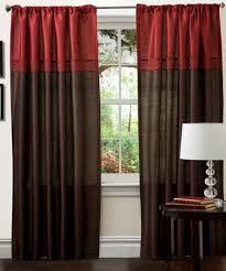 Take A Look At This Red Brown Geometrica Curtain Panel Set Of Two By Lush Decor On Zulily Today Lush Decor Brown Curtains Red Curtains