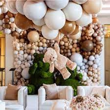 Festa Infantil A Fabiola Teles Encontrandoideias Fotos E Videos Do Insta Baby Shower Balloon Decorations Creative Baby Shower Themes Baby Bear Baby Shower