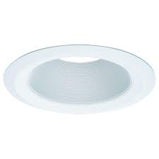 Halo 30sbat self flanged specular black. Halo E26 Series 6 In White Recessed Ceiling Light Tapered Baffle With Self Flanged White Trim Ring 6109wb The Home Depot
