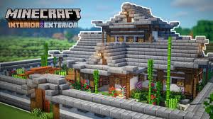 Minecraft allows players to build the most gigantic houses and monuments they can imagine, and here are a few humongous ideas for expert builders. Minecraft Interior Exterior Traditional Japanese House Youtube