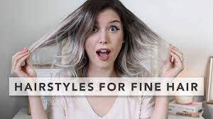 This is a classic bubble ponytail without the bubbles, and it's a great updo option for fine hair at medium to long lengths. 3 Quick And Easy Hairstyles For Fine Hair Youtube