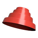 3D file DEVO Energy Dome Hat Headgear 🎩 ・3D print object to ...