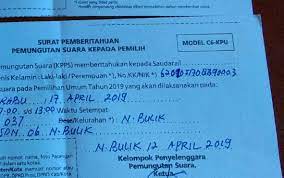 Kpu Lamandau Tegaskan Form C6 Bukan Surat Undangan Memilih