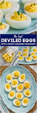 Deviled Eggs Make A Great Appetizer To Bring To A Party And This Recipe Is The Best Best Deviled Eggs Simple Deviled Eggs Recipe Christmas Recipes Appetizers