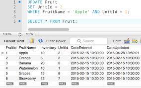 Specifies the new value to set in col_name. Update Data In A Mysql Database