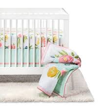 Searching for the bestand most unique approaches in the web? Crib Bedding Set Floral Fields 4pc Cloud Island Pink Mint Target