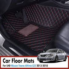 Car Floor Mats For Nissan Teana Altima L33 2013 2018 Custom Rugs Auto Interior Leather Foot Mat Pa Car Interior Accessories Car Floor Mats Interior Accessories
