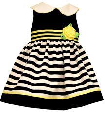 Bonnie Jean Baby Girls Navy Yellow Easter Dress 6 9 Months Walmart Com