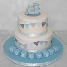 Blue Grey Christening Cake Baby Shower Cakes Girl Baby Boy Cake Topper Christening Cake Boy