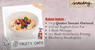 Sudah bisa dipastikan bahwa setiap orang pastilah ingin memiliki berat badan yang ideal. Takut Gagal Program Diet Coba Kreasi Oatmeal Ala Yulia Baltschun Kabar Besuki
