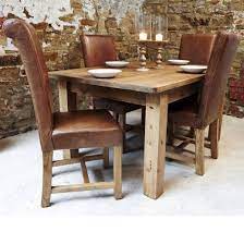 We also have a selection of outdoor wood dining chairs. Haddon Plank Dining Table Leather Dining Chair Package Dining Chairs Dining Chair Design Brown Dining Chairs