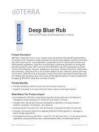 Deep blue rub is blended. Deep Blue Rub Pip Essential Oil Glycerol