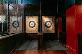 Inside Ferndale S New Board Game Bar And Ax Throwing Venue Ferndale Axe Throwing Axe