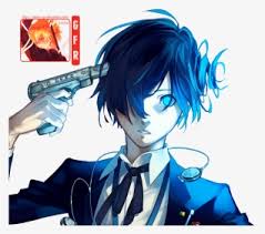 The boy, hair as black as night and. Anime Boy Black Hair Blue Eyes Search Result 184 Cliparts Persona 3 Anime Makoto Yuki Hd Png Download Transparent Png Image Pngitem