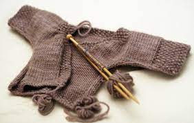 Emu ' treasure this is a digital pdf knitting pattern, instructions for you to download on to your computer and print off at home (it is not a paper pattern). One Piece Baby Cardigan Learn To Knit With Katie