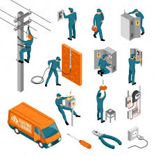 Download Electrician Isometric Icons Collection For Free Isometric Icon Collection Electrician
