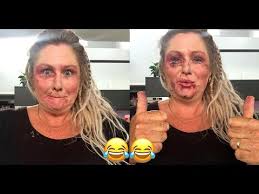 husband does wife s makeup tutorial