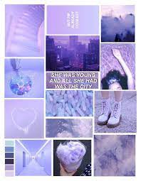 We have an extensive collection of amazing background images carefully chosen by our community. Light Purple Aesthetic Collage Wallpaper