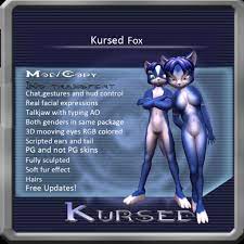 Check spelling or type a new query. Second Life Marketplace Kursed Fox Krystal Blue Avatar Box