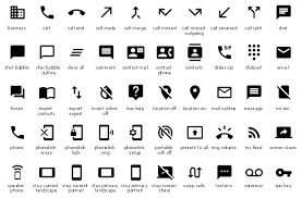 Design Elements Android System Icons Communication