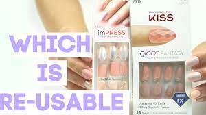 Entdecken sie neu kiss nails impress press on manicure kurze gel matt schwarz marmor glanz gold in der großen auswahl bei ebay. Are They Re Usable Impress Vs Kiss Nail Part 2 Youtube