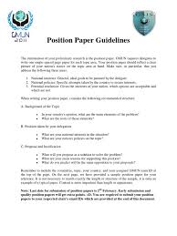 Position papers are published in academia, in politics, in law and other domains. Position Paper Guidelines Treaty On The Non Proliferation Of Nuclear Weapons Nuclear Weapons