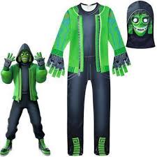 Kids Mezmer Costume Fortnite Jumpsuit With Mask Fortnite