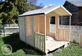 Welche gartenhäuser sind die besten im vergleich? Deko Und Diy Blog Kreative Deko Ideen Fur Ein Schones Zuhause Wir Bauen Unser Shabby Gartenhaus White And Vintage