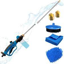Car wash wand with soap dispenser. Buy Hydro Jet Hose Pressure Washer Wand For Garden Hose Portable Pressure Water Gun Car Wash Sprayer With Soap Dispenser Power Wash Nozzle Hose Attachment With Car Wash Brush Online In Italy