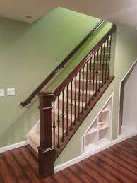 Maximum projection of railing from wall: Project 189 Wood Knee Wall Cap Stairsupplies