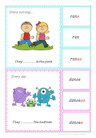Everything You Need To Teach Present Simple Tense 70 Pages In Total Clip It Mat From The Simple Present Tense Worksheets Simple Present Tense 2nd Grade