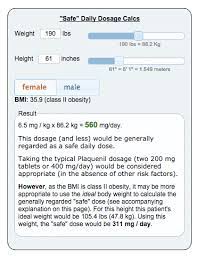 Changes To Plaquenil Risk Calculations