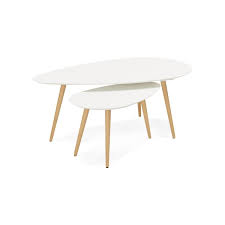 | coffee table top marble style mid century wood base vintage regency modern oval. Coffee Tables Design Oval Nesting Golda In Wood And Oak White